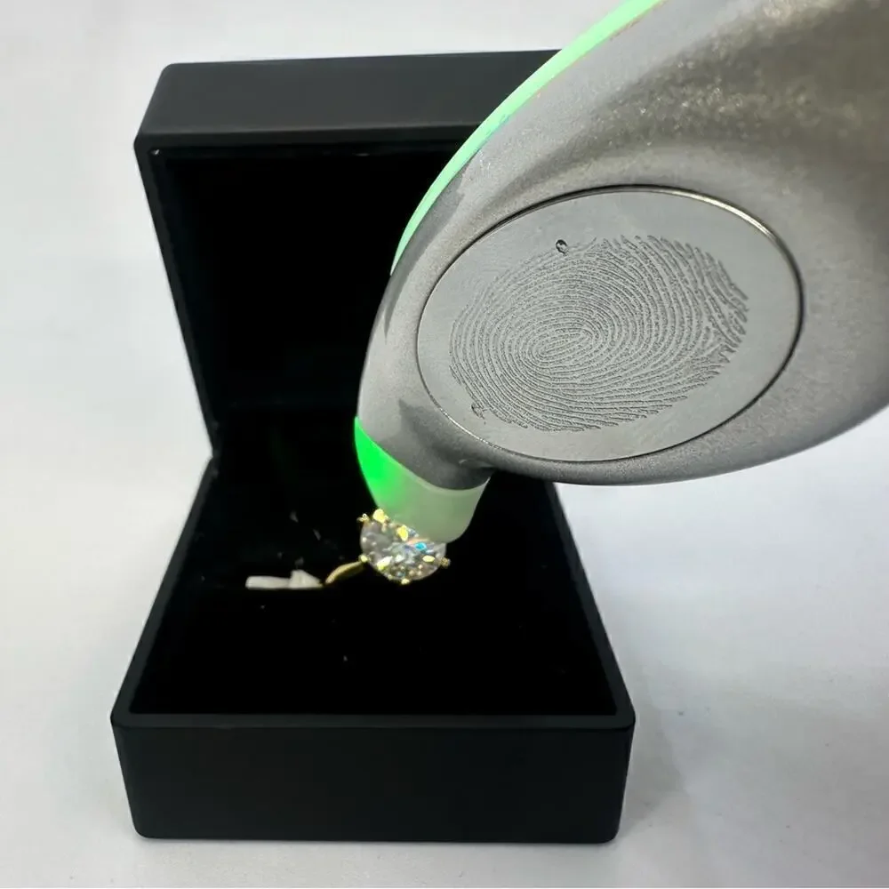 Moissanite Diamond, Yellow Gold 5 Ct Engagement Ring GRA Wedding Size 9 - Picture 3 of 10